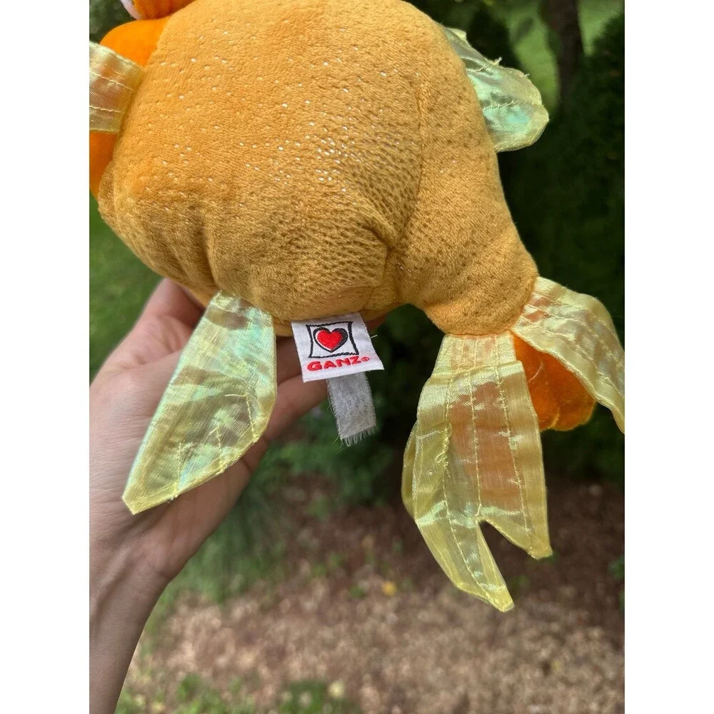 Retired Webkinz Stuffed Orange Goldfish Plush Toy 2008
